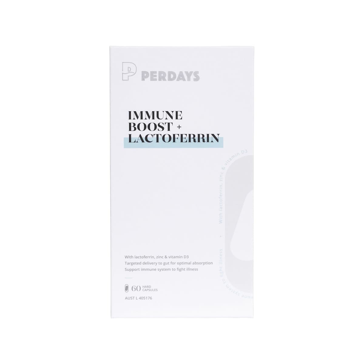 Thumbnail Perdays Immune Boost + Lactoferrin 60 Capsules