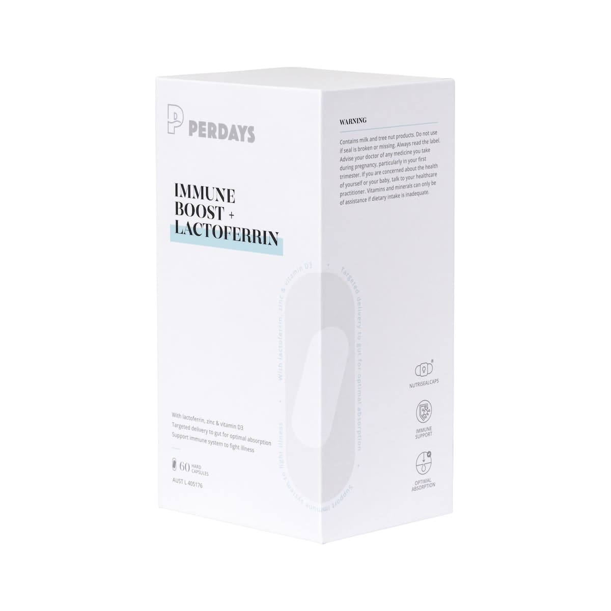 Thumbnail Perdays Immune Boost + Lactoferrin 60 Capsules