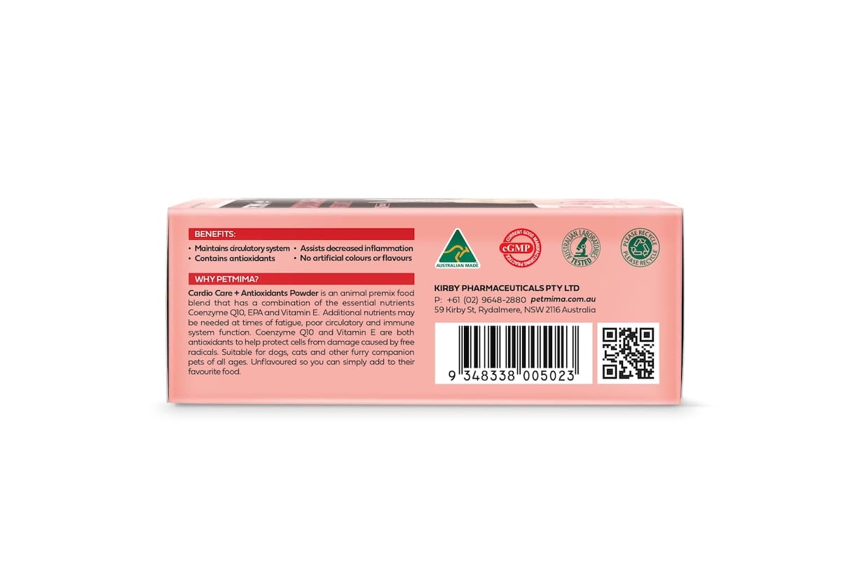 Thumbnail Petmima Cardio Care + Antioxidants Sachets 30 x 2g