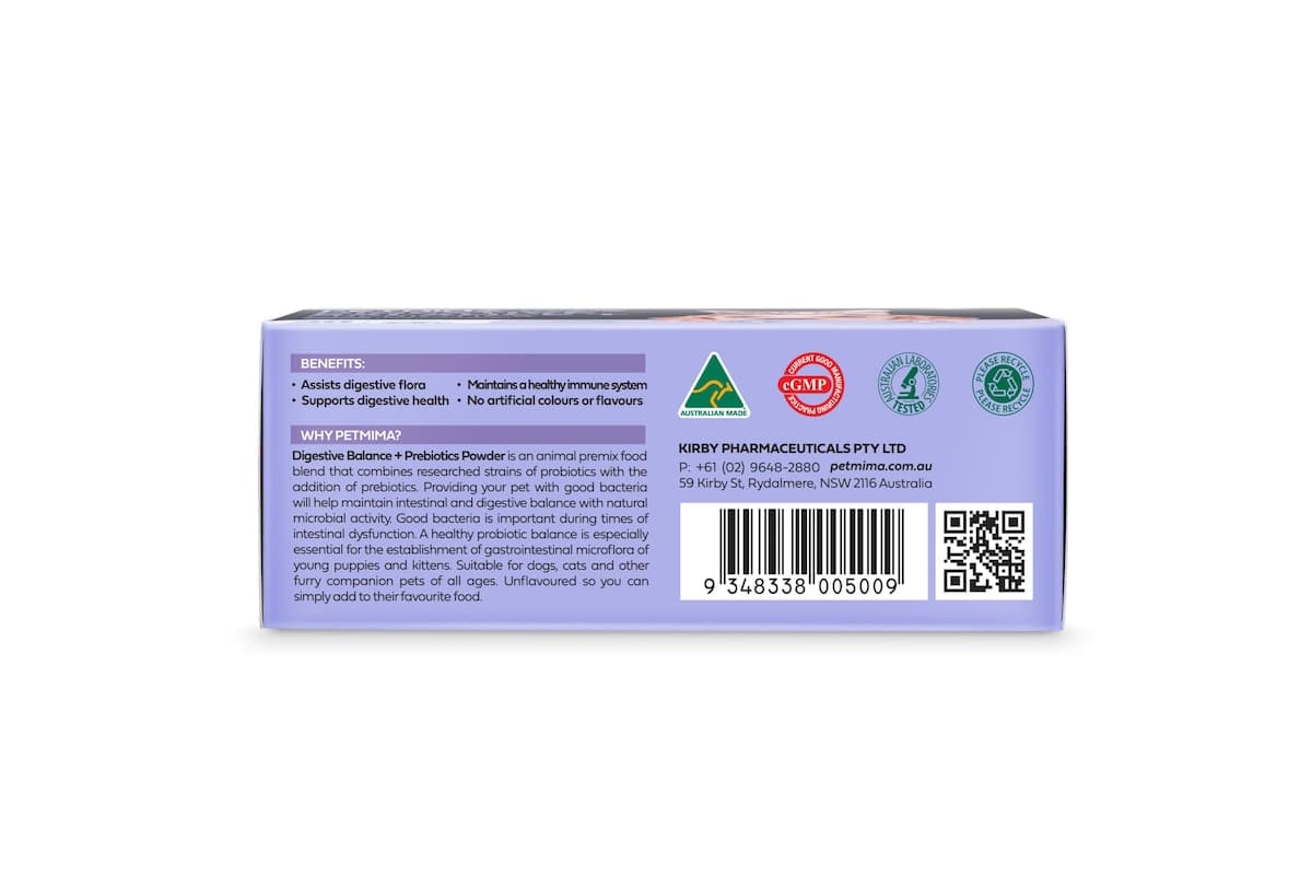 Thumbnail Petmima Digestive Balance + Prebiotics Sachets 30 x 2g