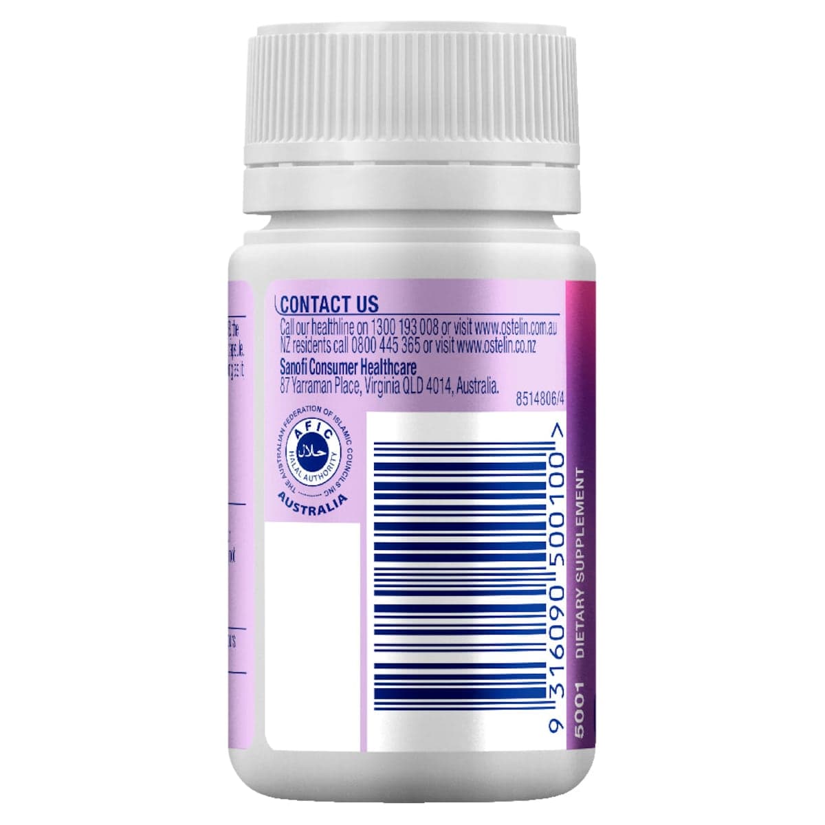 Thumbnail Ostelin Vitamin D3 1000iu 60 Capsules