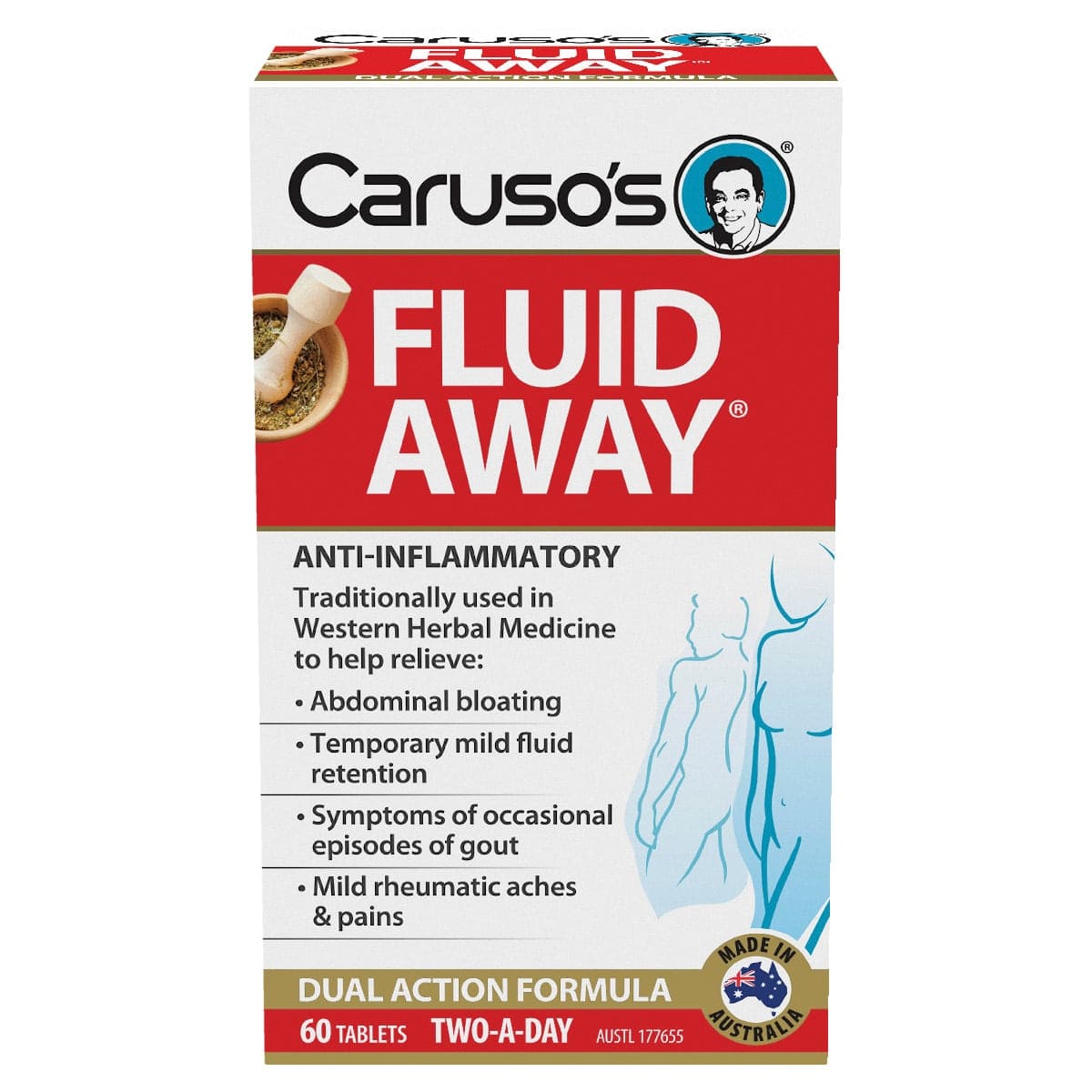 Thumbnail Carusos Fluid Away 60 Tablets