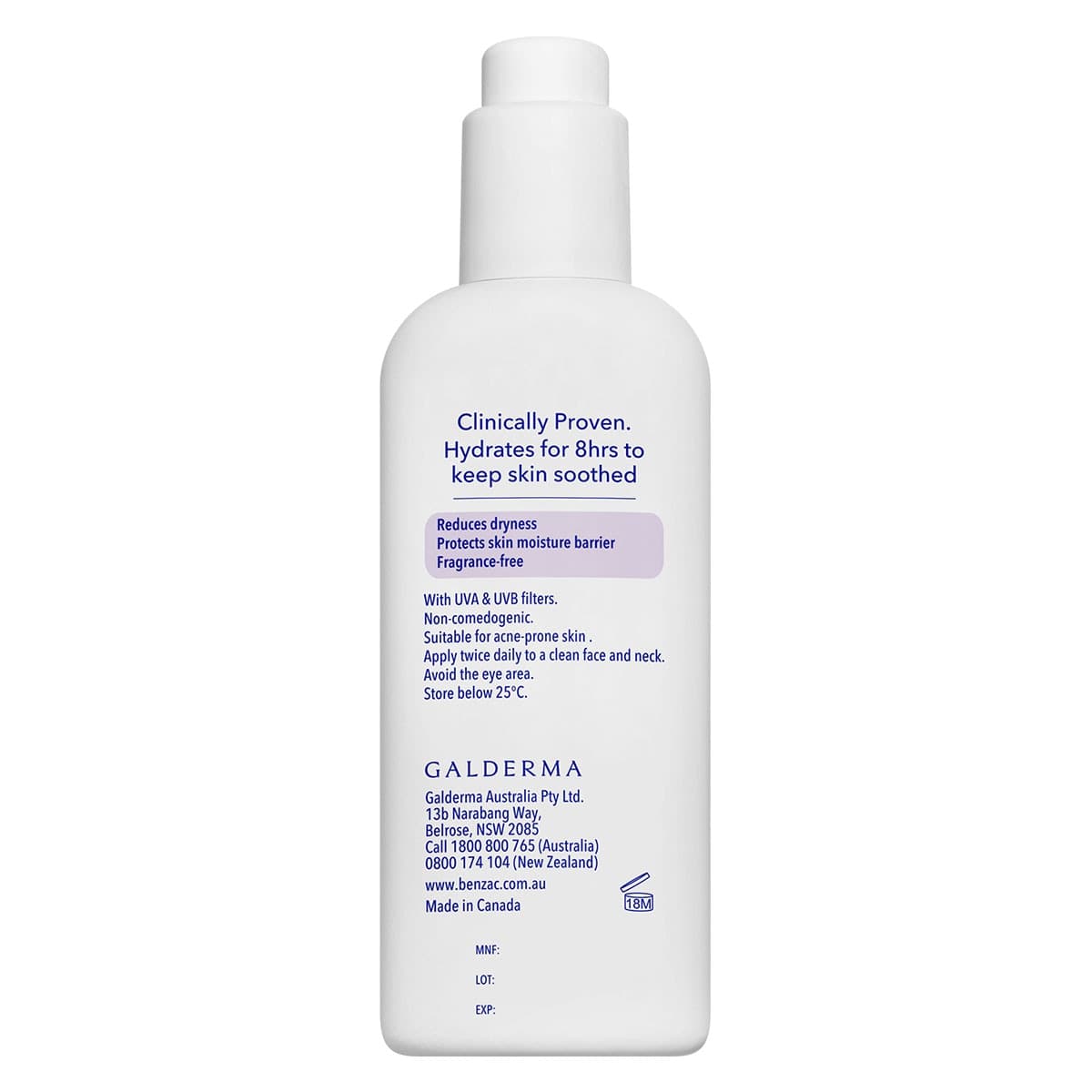 Thumbnail Benzac Daily Facial Moisturiser 118ml