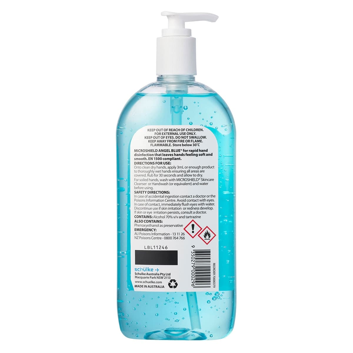 Thumbnail Microshield Angel Blue Antimicrobial Hand Gel 500ml