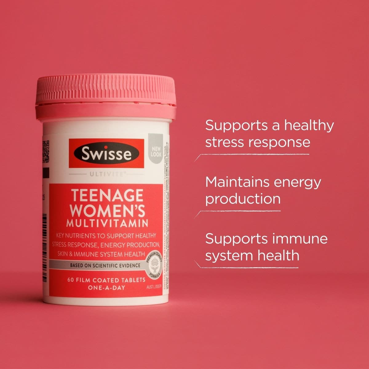 Thumbnail Swisse Ultivite Teenage Women's Multivitanin 60 Tablets