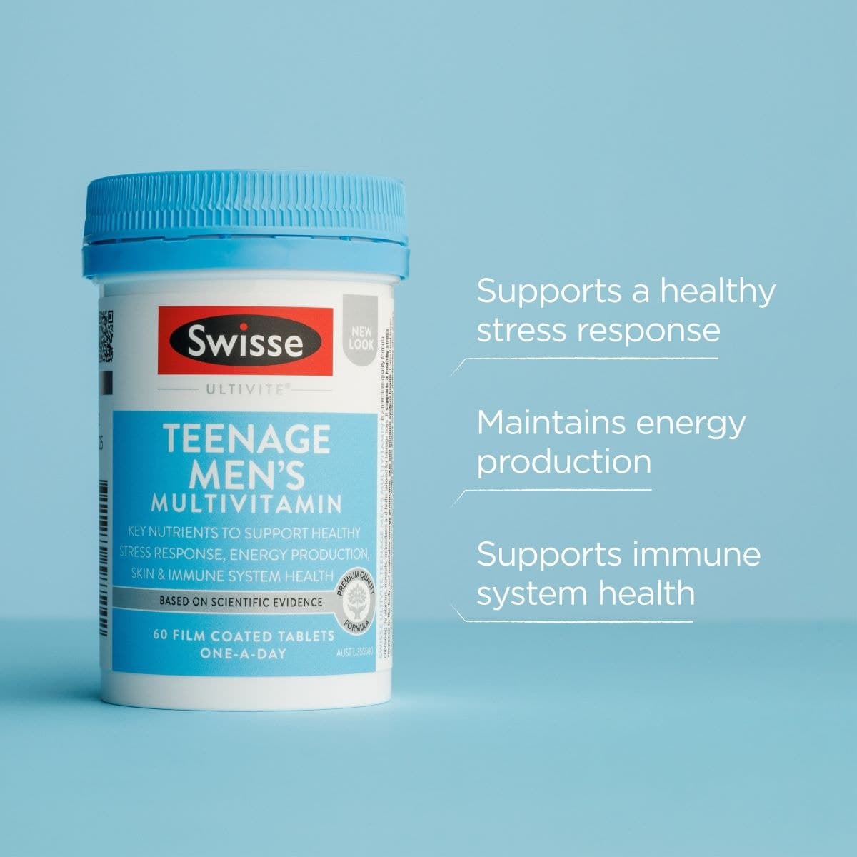 Thumbnail Swisse Ultivite Teenage Men Multivitamin 60 Tablets