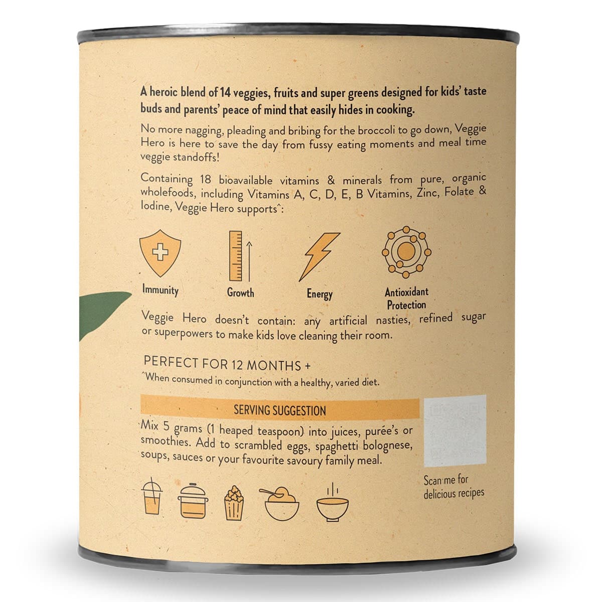 Thumbnail Nutra Naturals Veggie Hero 200g