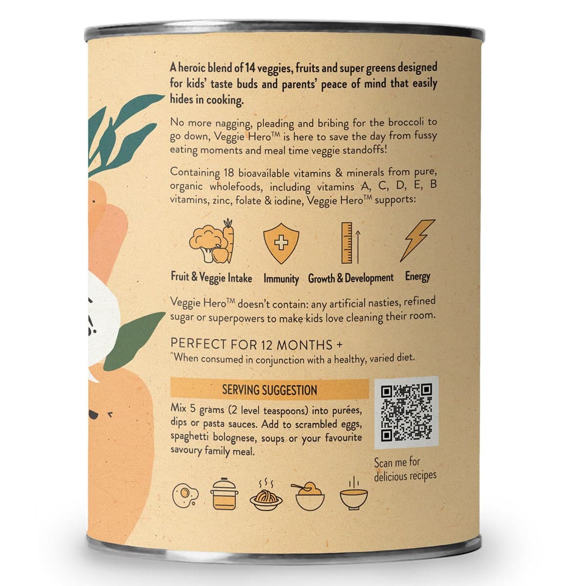 Thumbnail Nutra Naturals Veggie Hero 125g