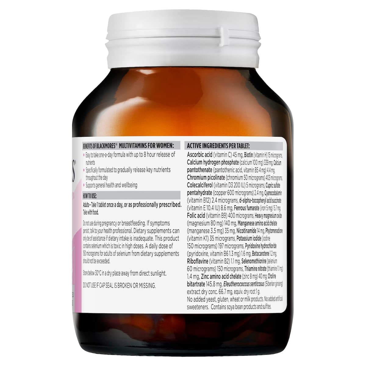 Thumbnail Blackmores Multivitamin For Women 90 Tablets
