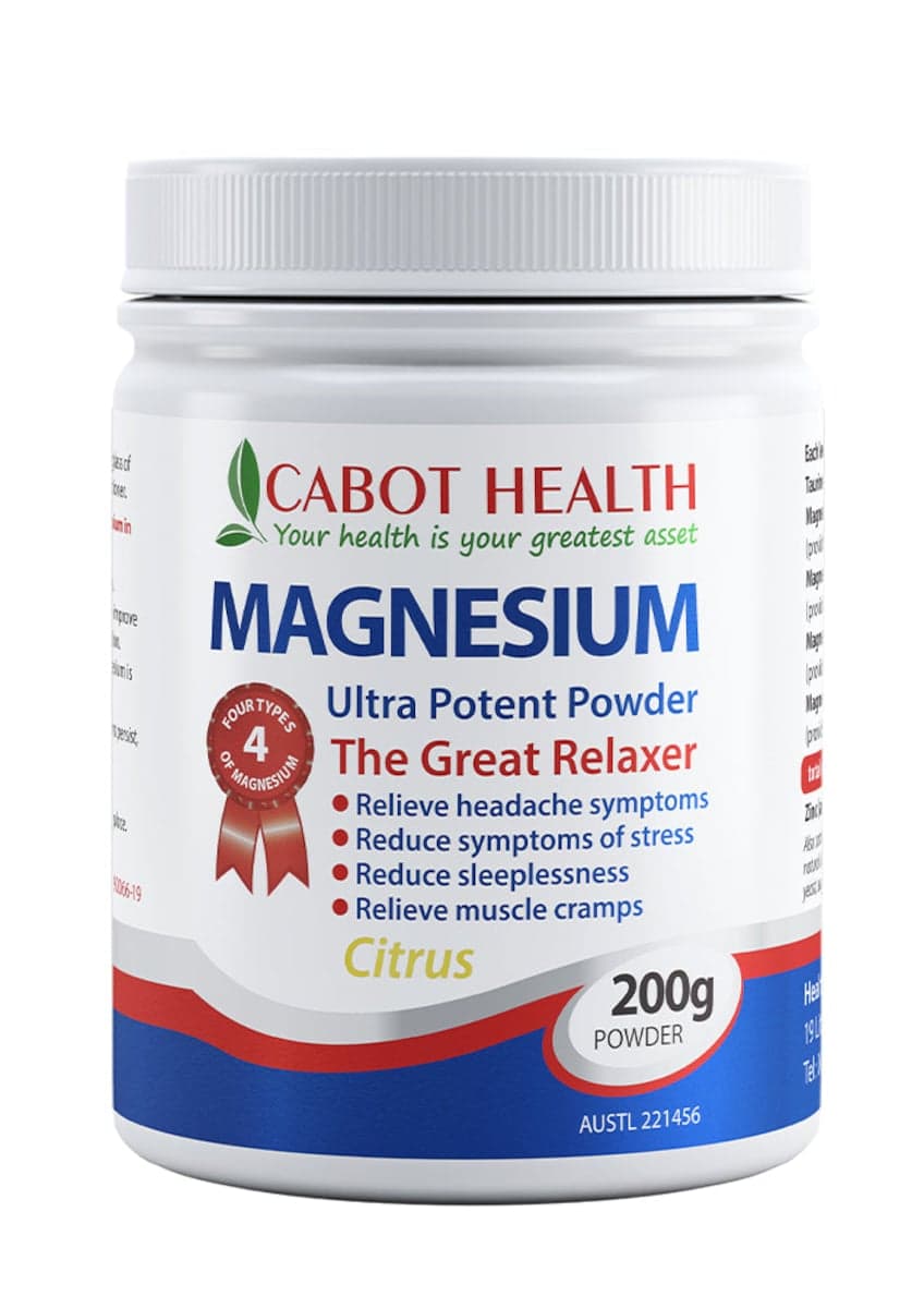 Thumbnail Cabot Health Magnesium Ultra Potent Powder Citrus 200g