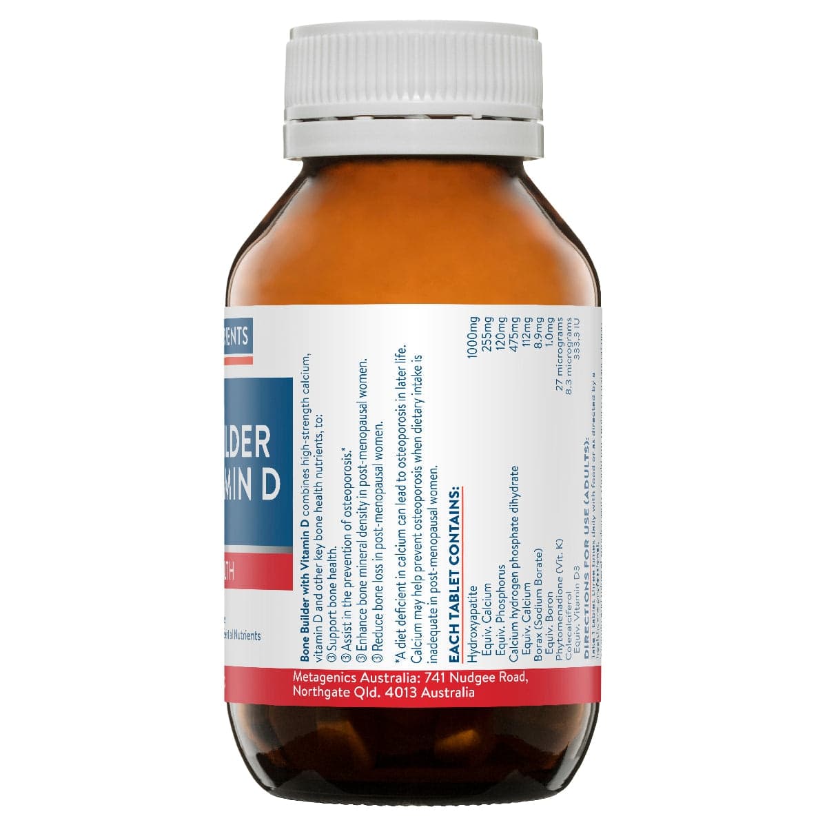 Thumbnail Ethical Nutrients Bone Builder with Vitamin D 60 Tablets