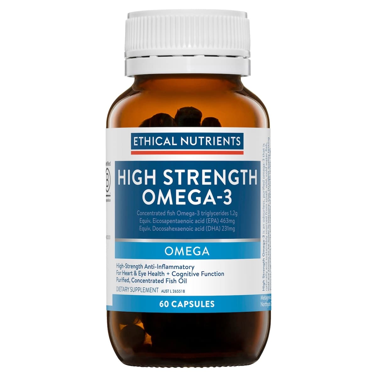 Thumbnail Ethical Nutrients High Strength Omega-3 Capsules 60 Capsules