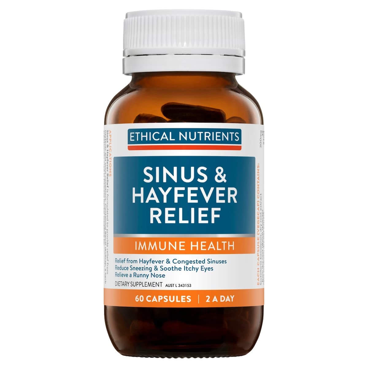 Thumbnail Ethical Nutrients Sinus & Hayfever Relief 60 Capsules