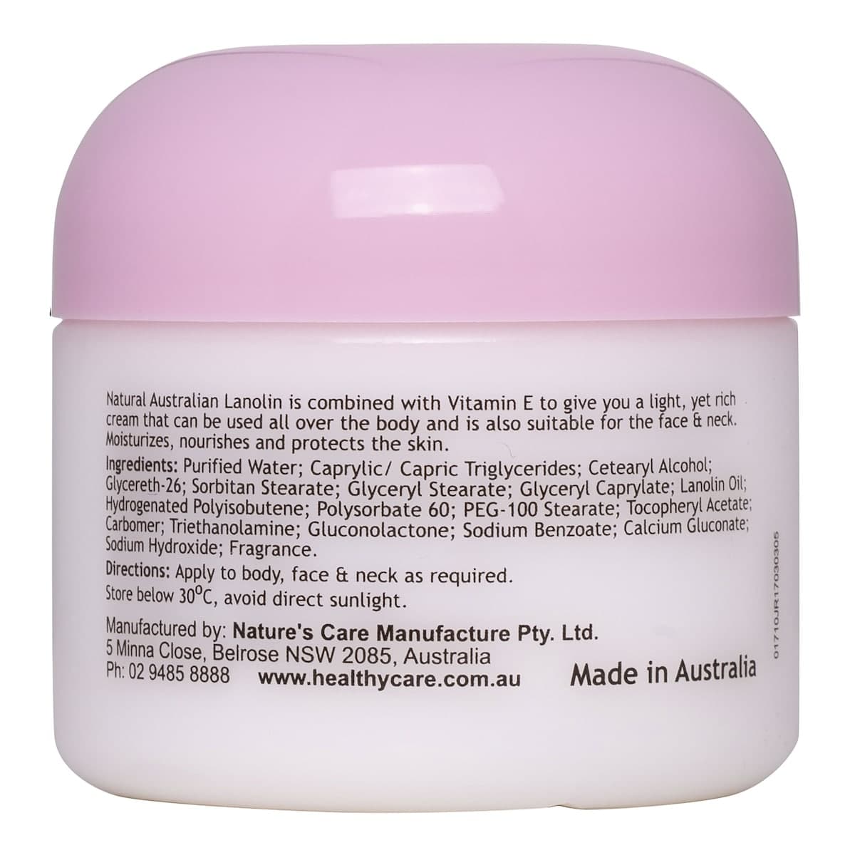 Thumbnail Healthy Care Lanolin Cream With Vitamin E 100g