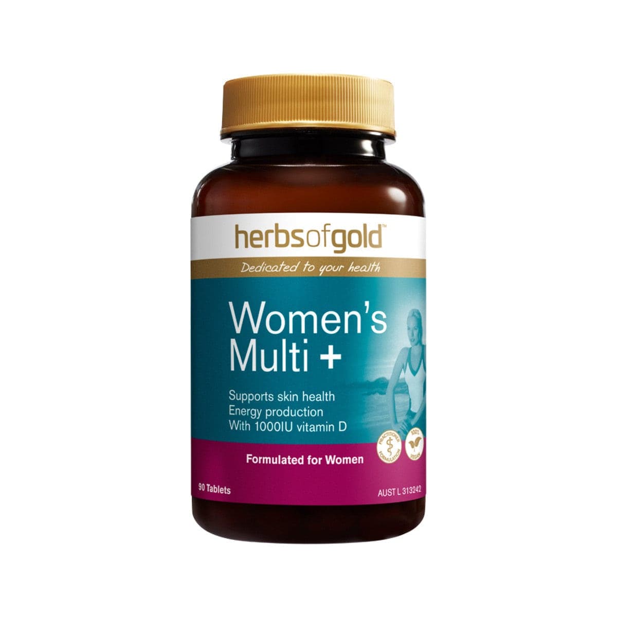 Thumbnail Herbs of Gold Women's Multi + 90 Tablets