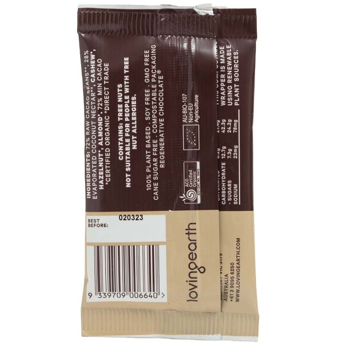 Thumbnail Loving Earth 72% Dark Chocolate 80g