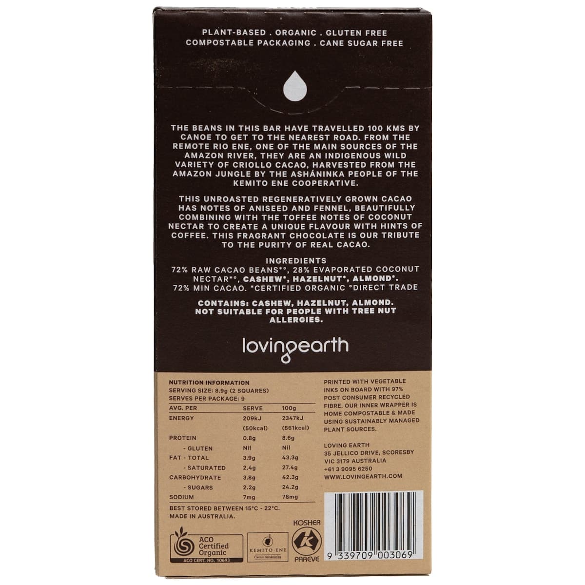 Thumbnail Loving Earth 72% Dark Chocolate 80g