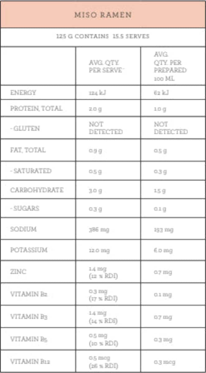 Thumbnail Nutra Naturals Chicken Bone Broth Miso Ramen 125g