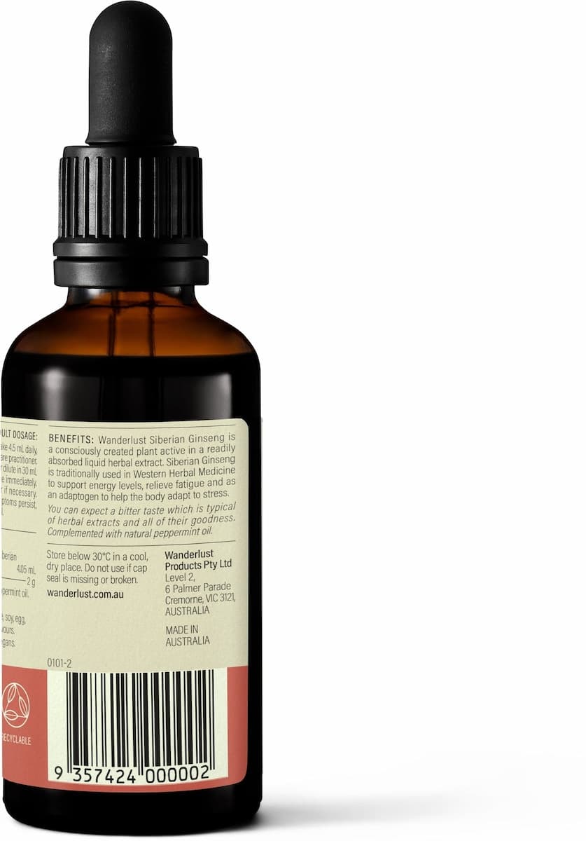 Thumbnail Wanderlust Siberian Ginseng Drops 90ml