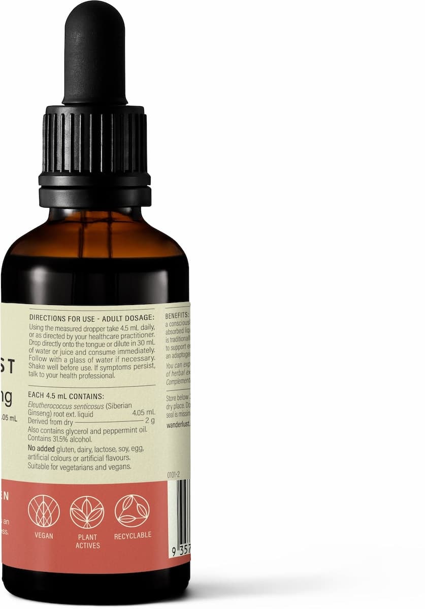 Thumbnail Wanderlust Siberian Ginseng Drops 90ml
