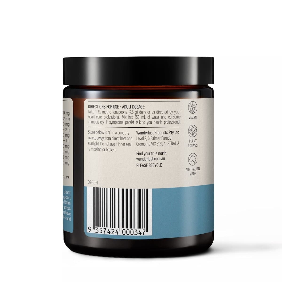 Thumbnail Wanderlust Wander Gut Powder 75g
