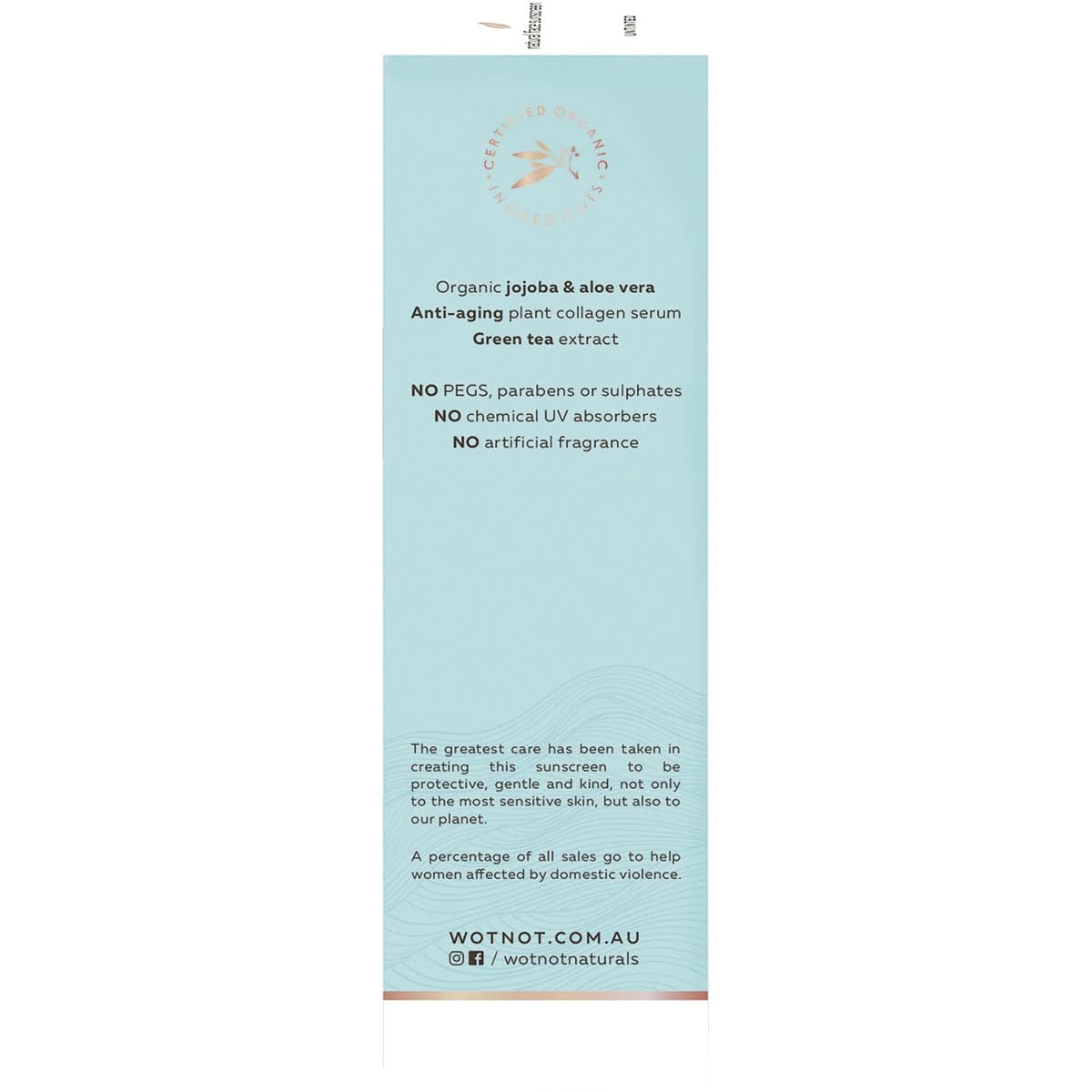 Thumbnail Wotnot Natural Face Sunscreen BB Cream Untinted SPF30 60g
