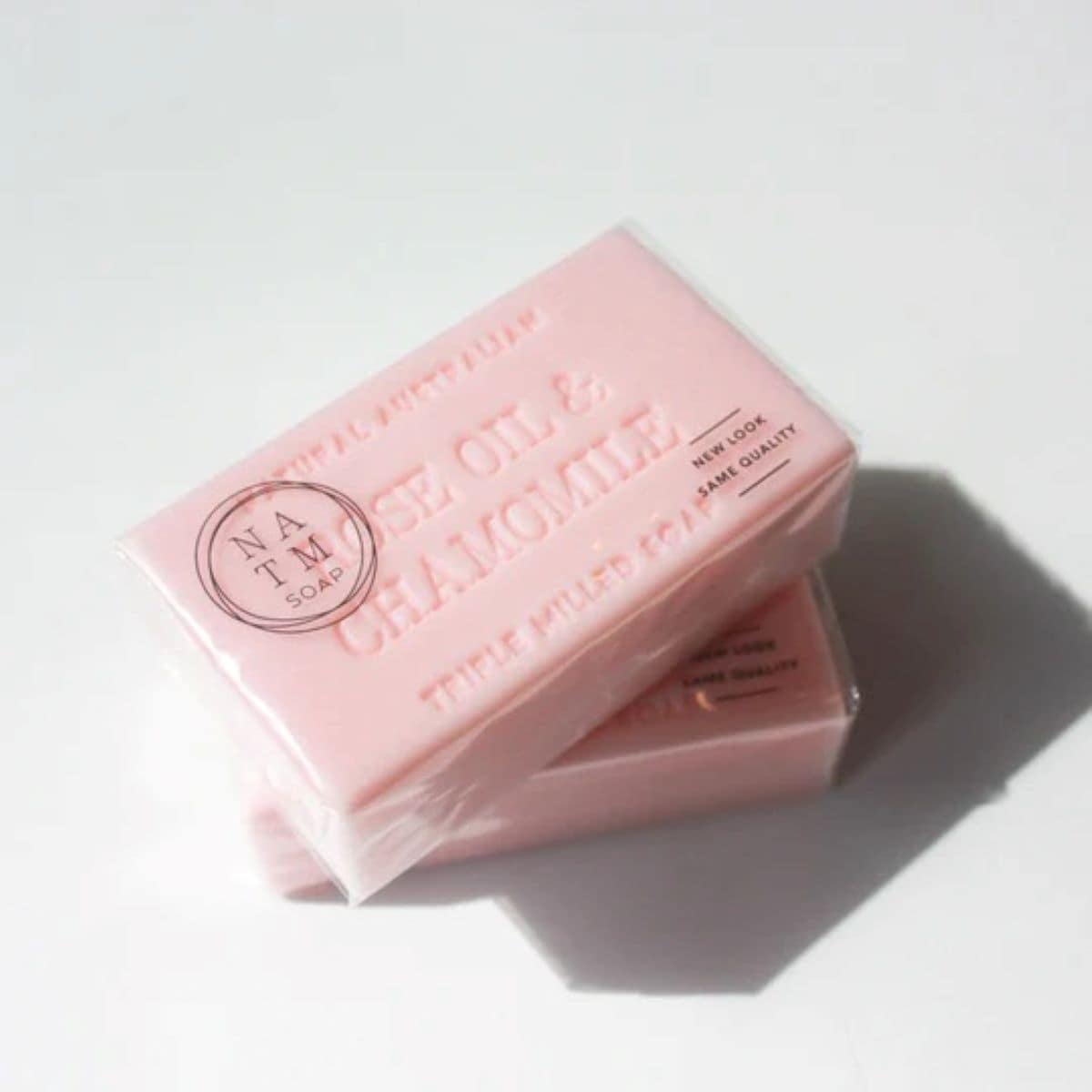 Thumbnail Natural Australian Triple Milled Rose Oil & Chamomile Soap 8 x 200g