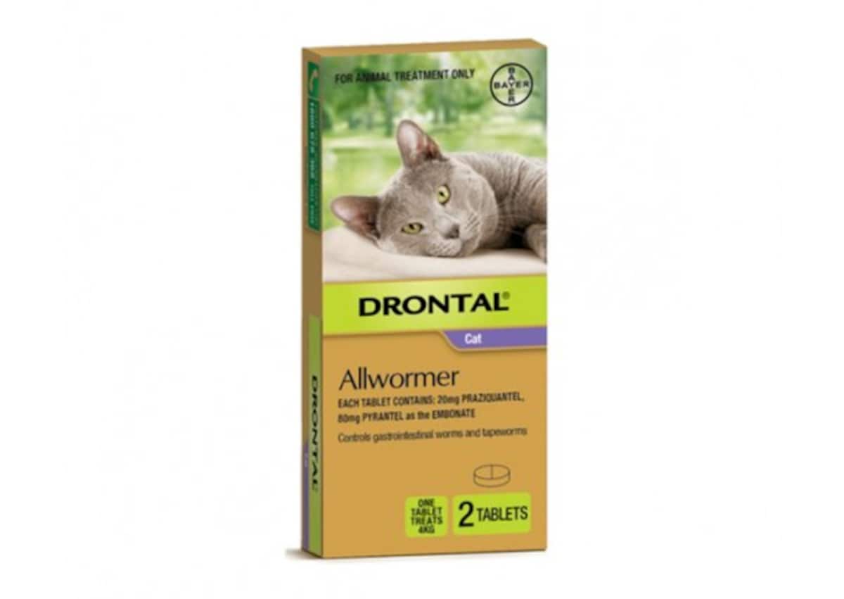 Thumbnail Drontal Allwormer Cat 2 Tablets