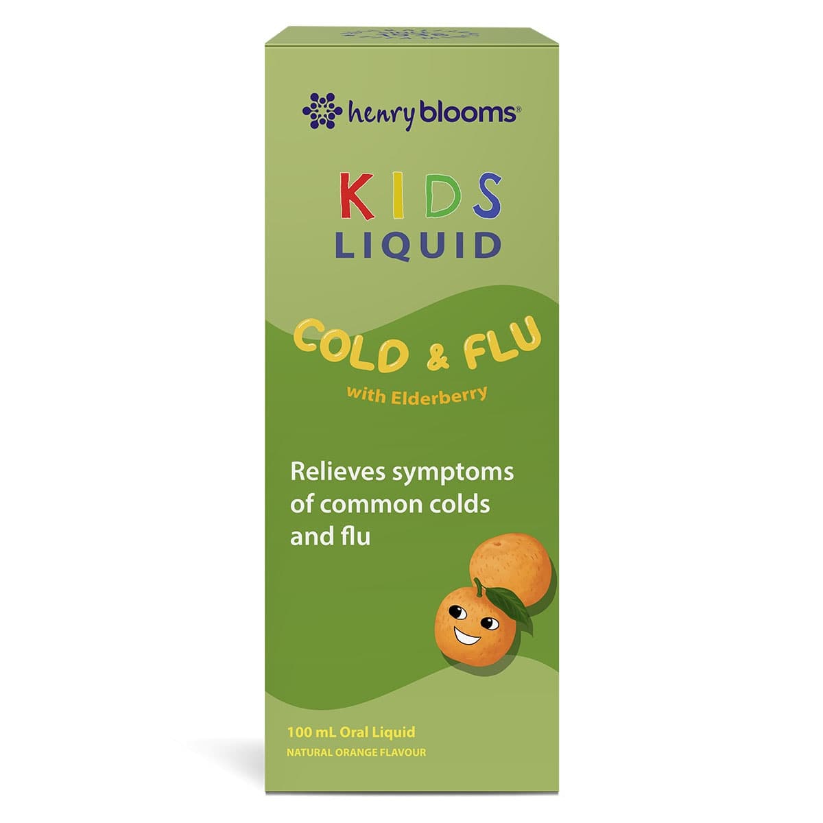 Thumbnail Henry Blooms Kids Liquid Cold and Flu with Elderberry 100 ml