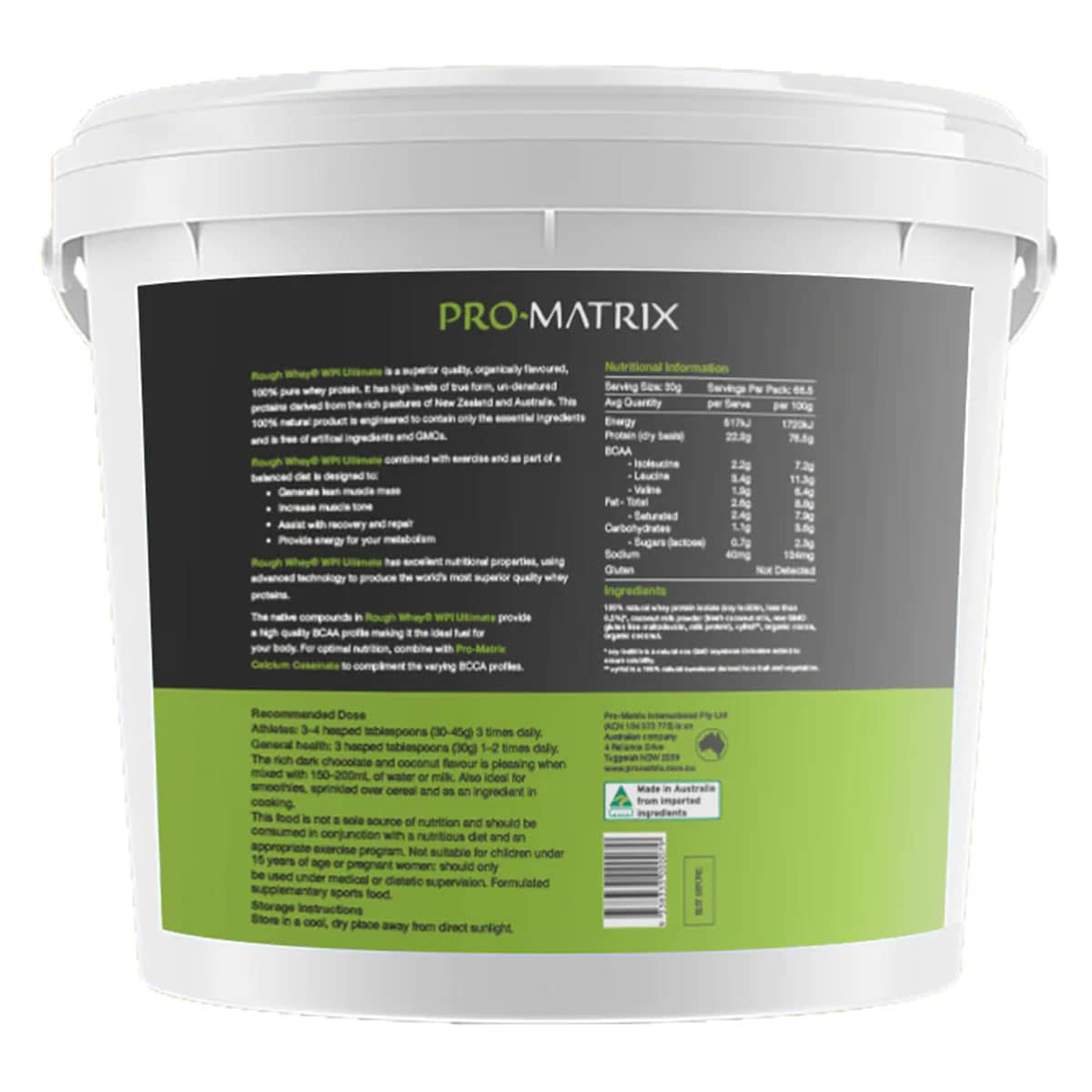 Thumbnail Pro Matrix Whey Protein Isolate Dark Chocolate & Coconut 2Kg