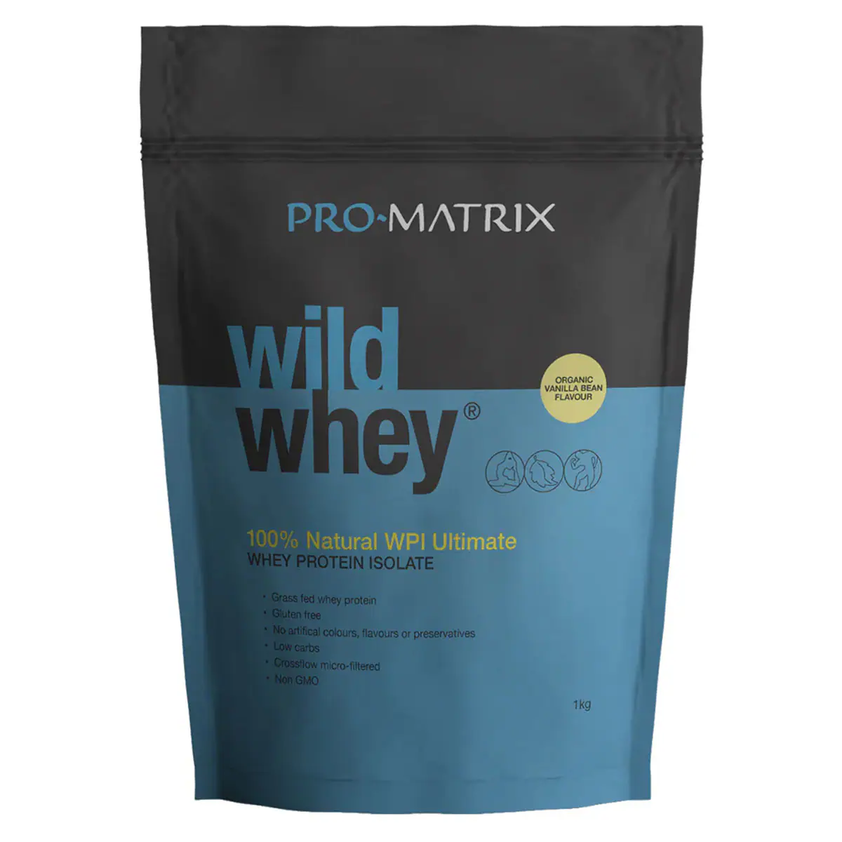 Thumbnail Pro Matrix Naked Whey Protein Isolate Vanilla 1Kg