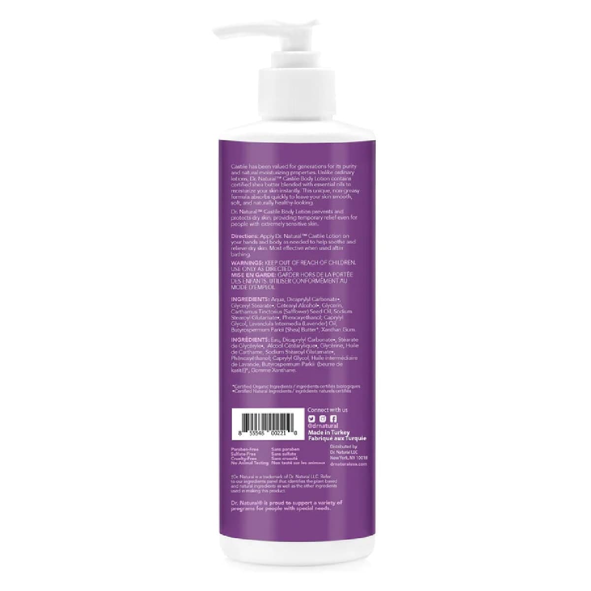 Thumbnail Dr. Natural Castile Body Lotion Lavender 473ml