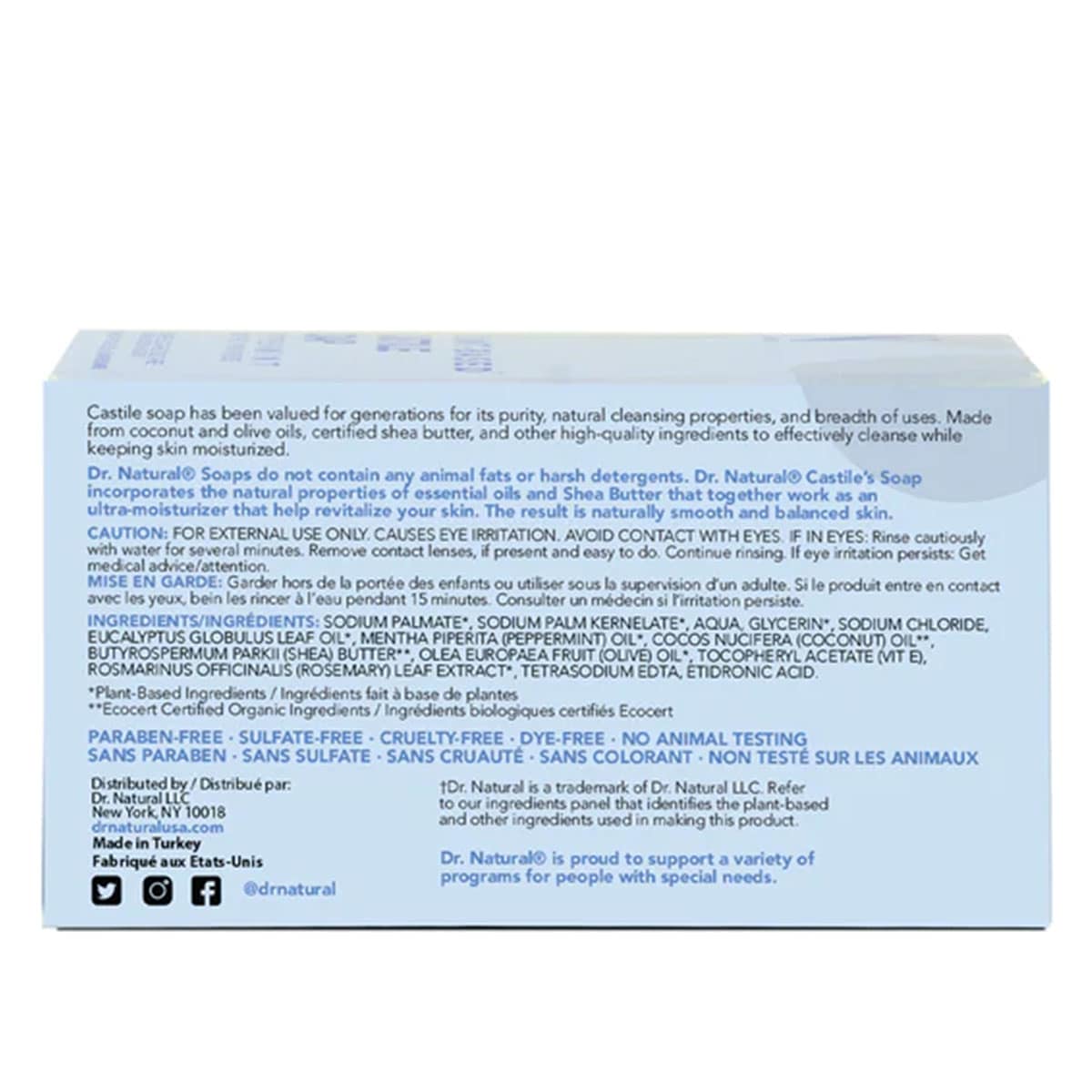 Thumbnail Dr. Natural Bar Soap Peppermint 1 Pack