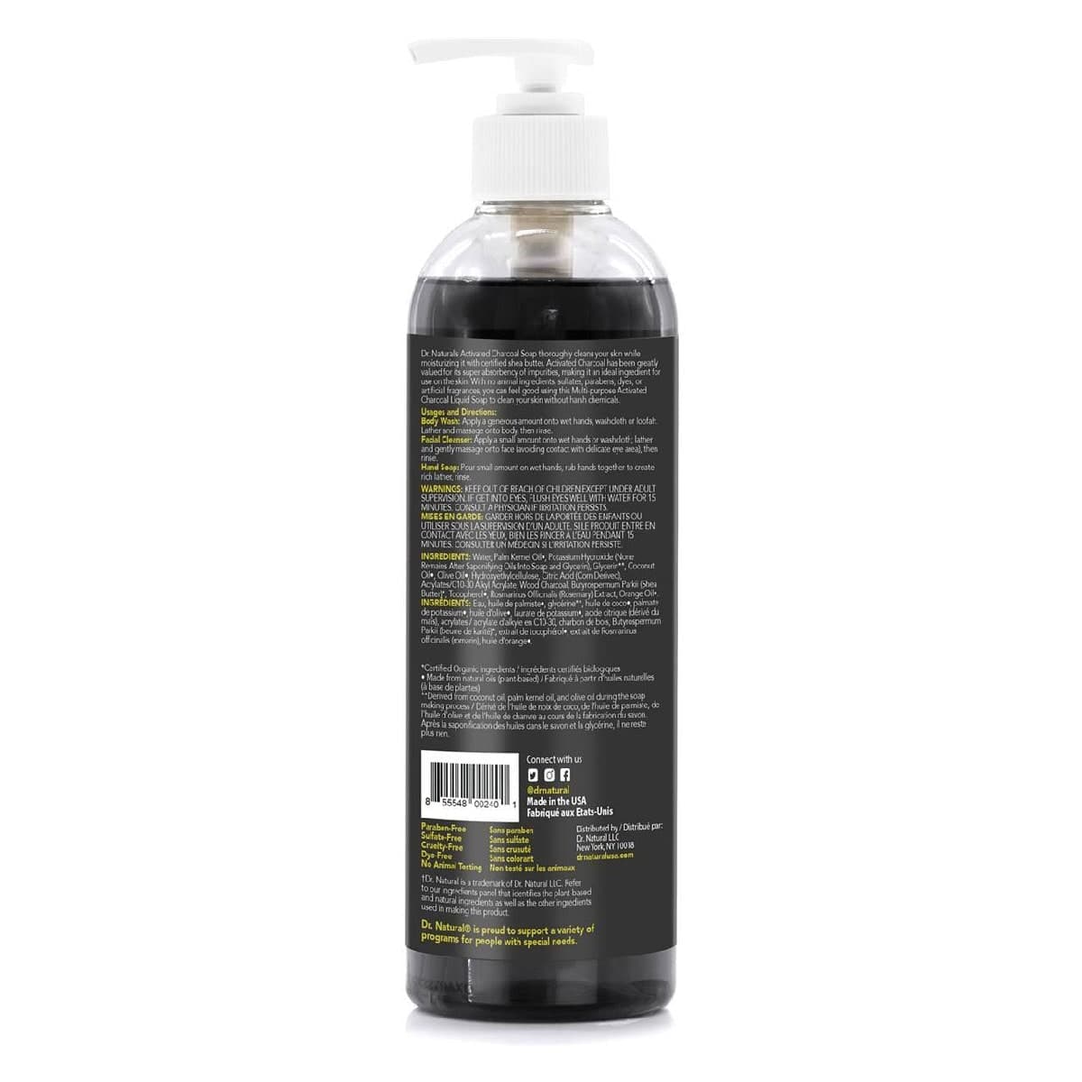 Thumbnail Dr. Natural Charcoal Liquid Soap Citrus 473ml