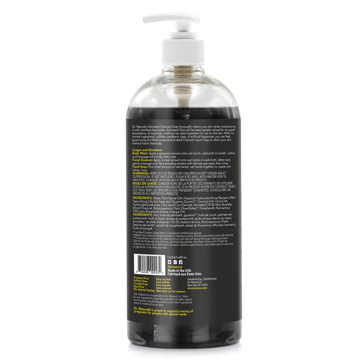 Thumbnail Dr. Natural Charcoal Liquid Soap Citrus 946ml