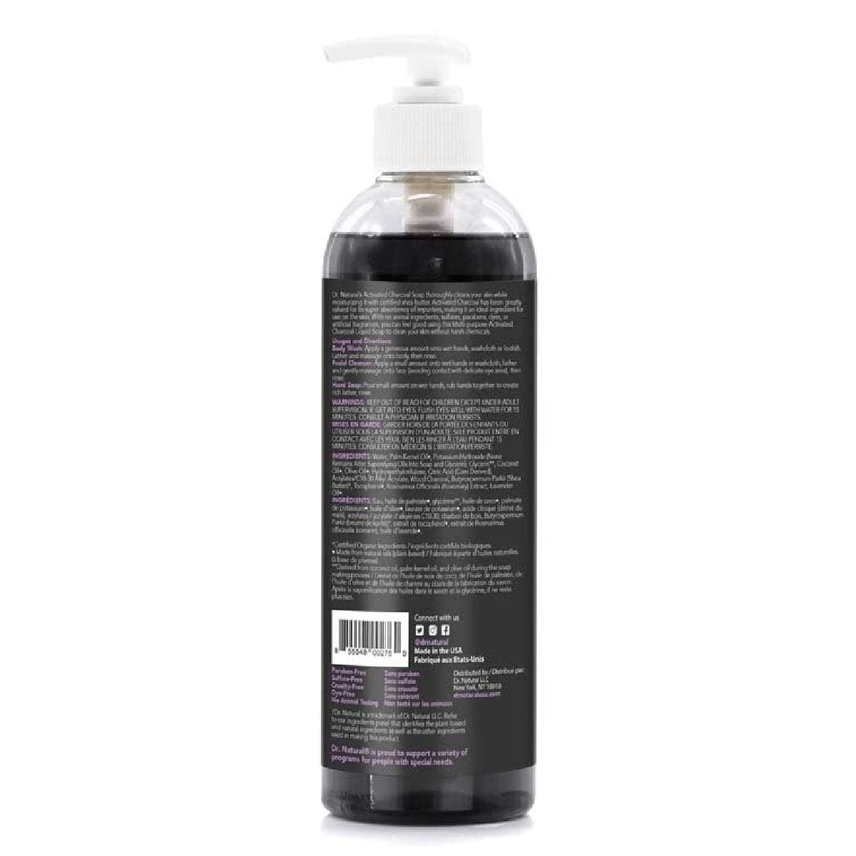 Thumbnail Dr. Natural Charcoal Liquid Soap Lavender 473ml