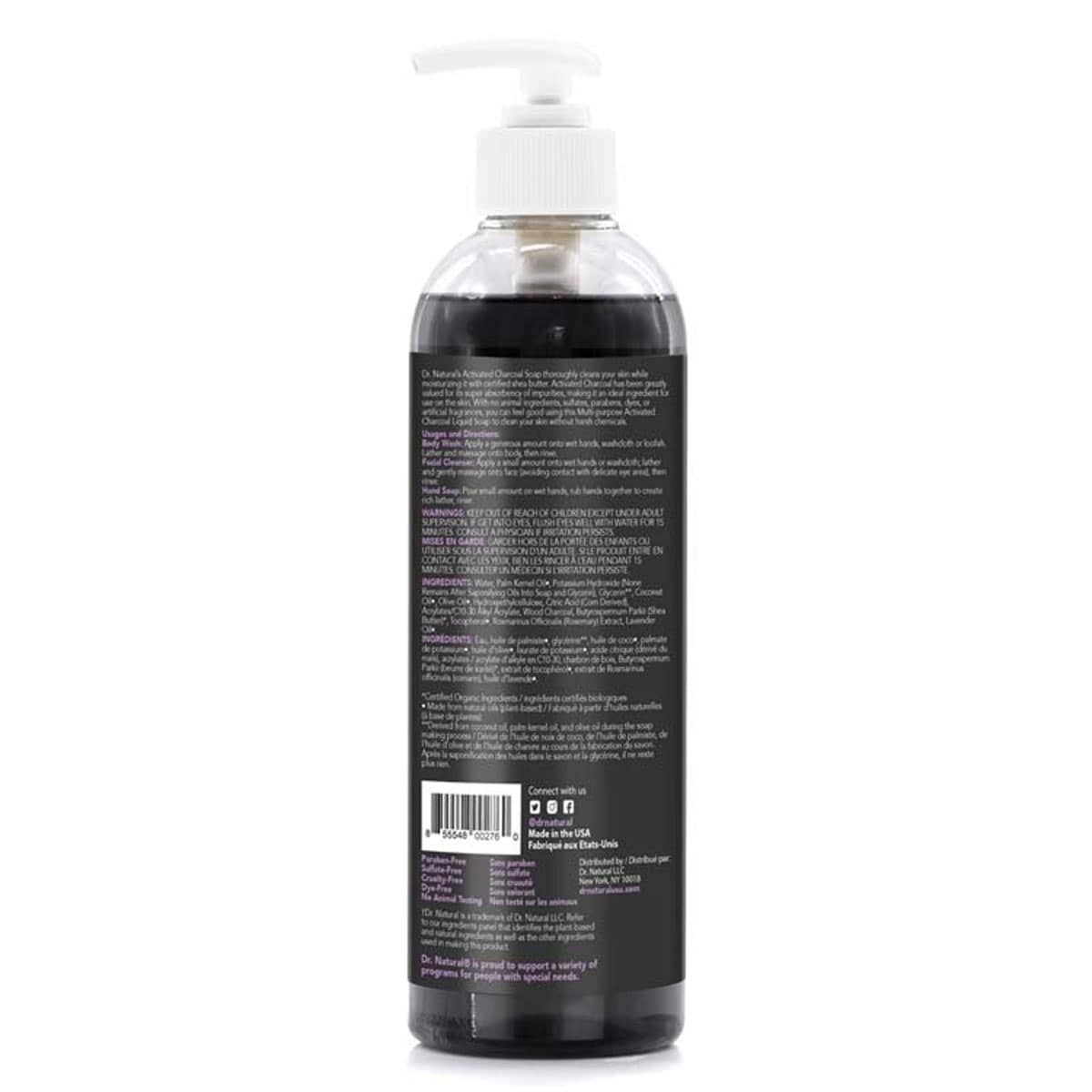 Thumbnail Dr. Natural Charcoal Liquid Soap Mint 473ml