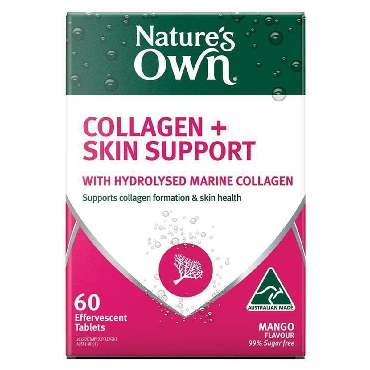 Thumbnail Nature's Own Effervescent Collagen + Skin Support Tablets 60 Pack