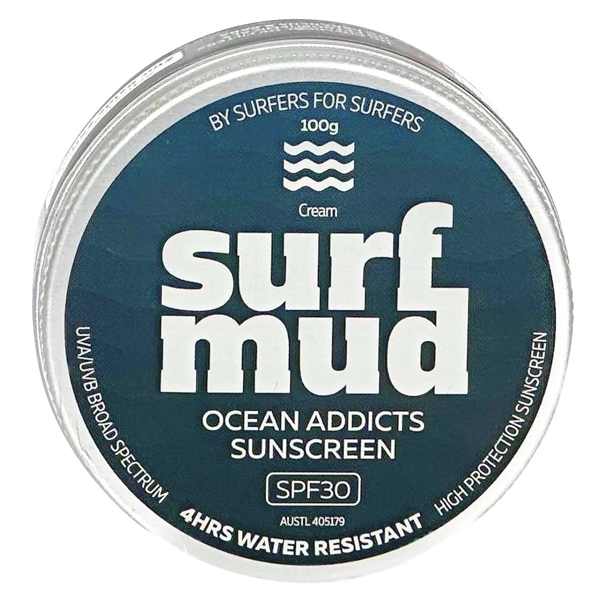 Thumbnail Surfmud Ocean Addicts Sunscreen SPF30 Tin 100g
