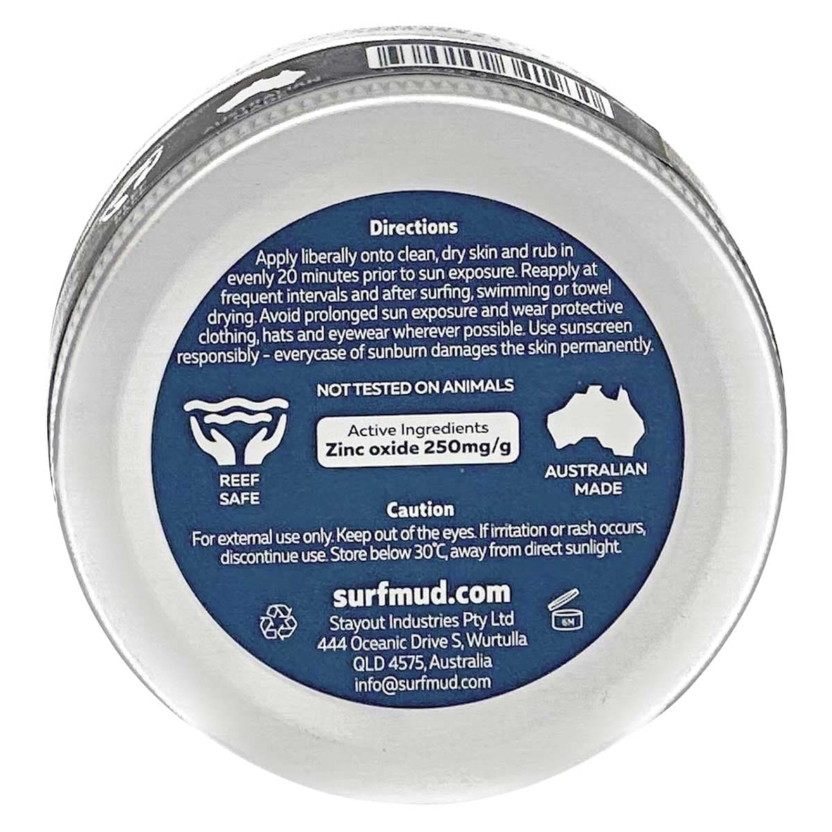 Thumbnail Surfmud Ocean Addicts Sunscreen SPF30 Tin 100g