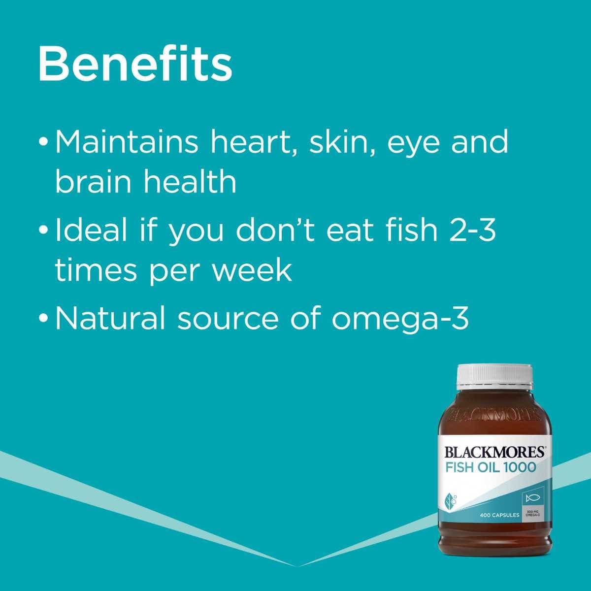 Thumbnail Blackmores Fish Oil 1000mg 200 Capsules
