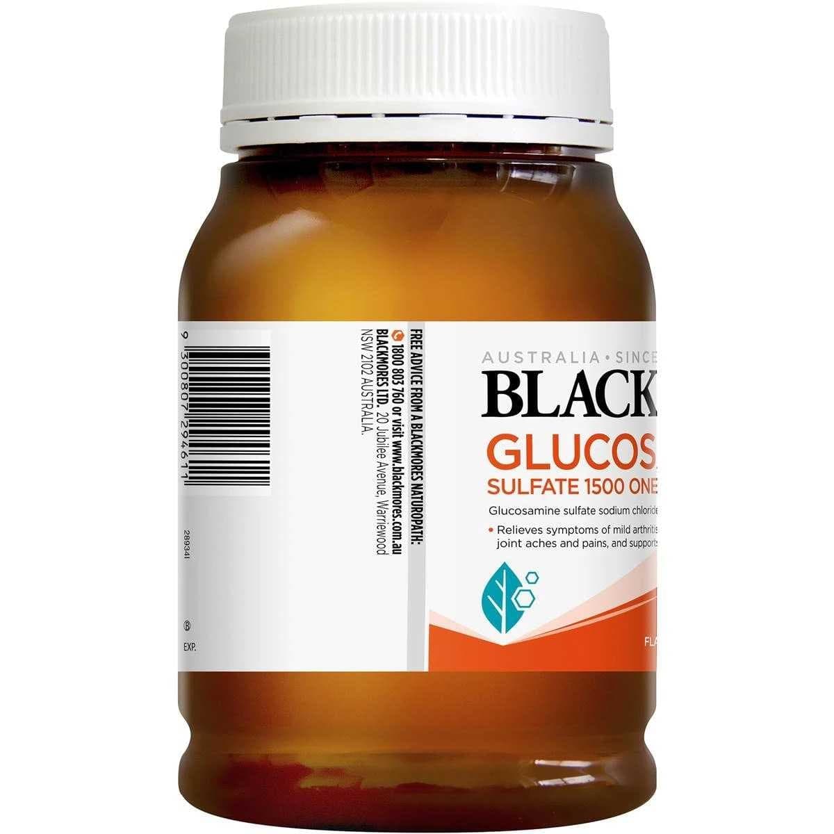 Thumbnail Blackmores Glucosamine Sulfate 1500mg One-a-day 180 Tablets