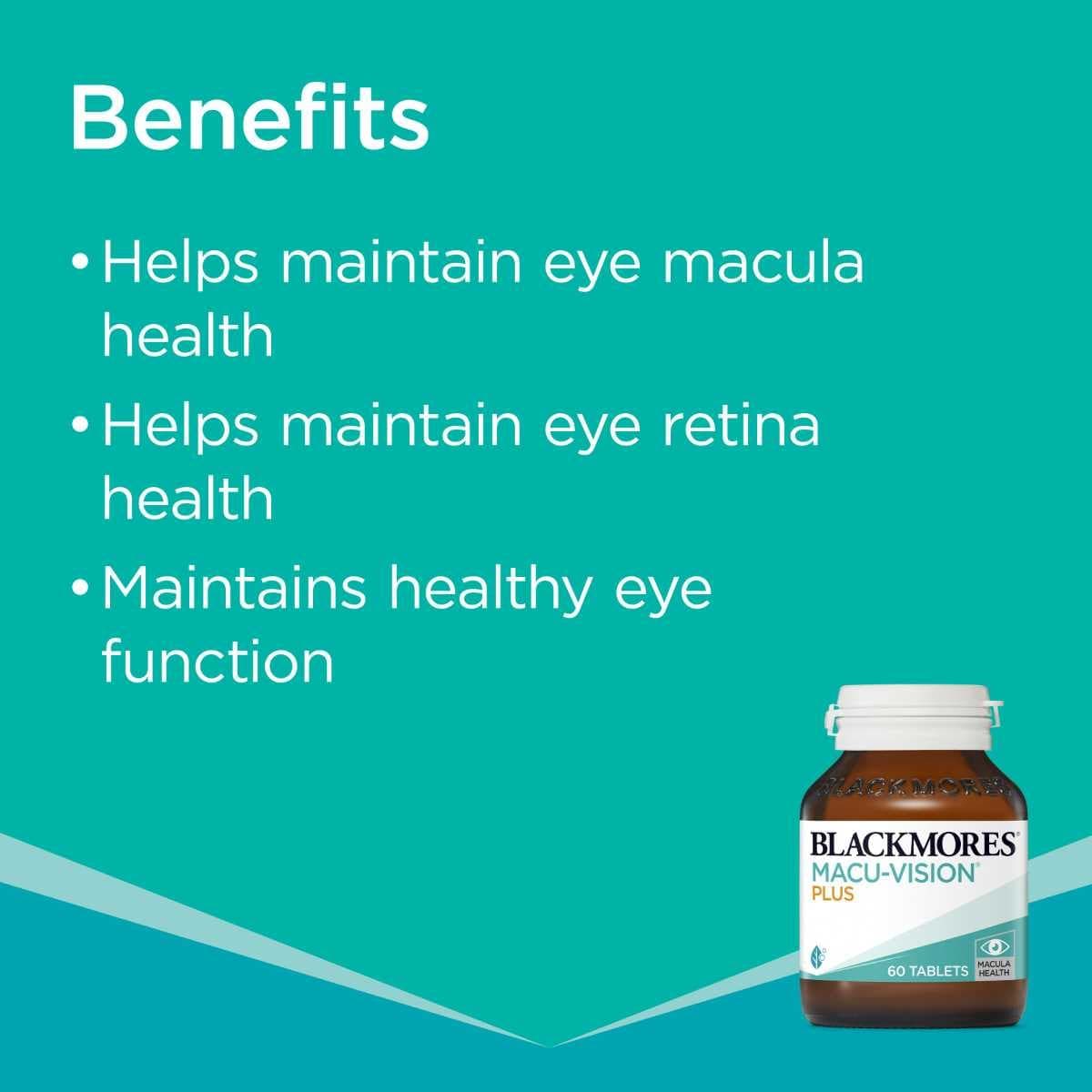 Thumbnail Blackmores Macu-Vision Plus 60 Tablets