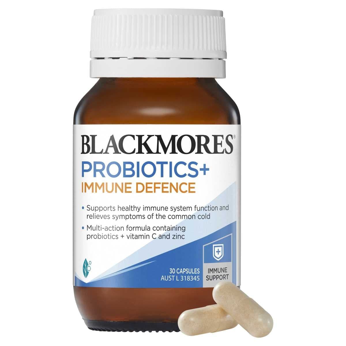 Thumbnail Blackmores Probiotics + Immune Defence 30 Capsules