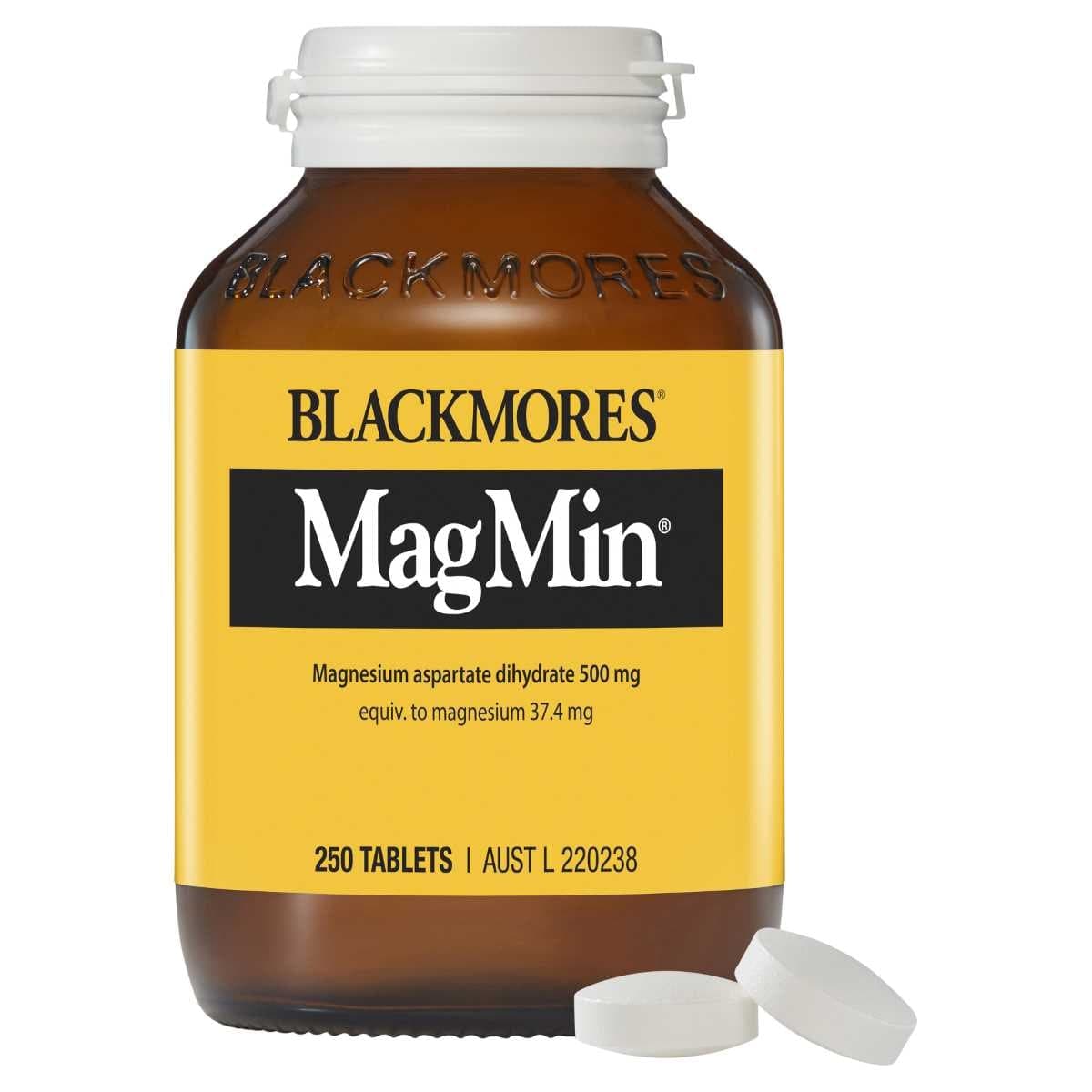Thumbnail Blackmores MagMin 500mg 250 Tablets