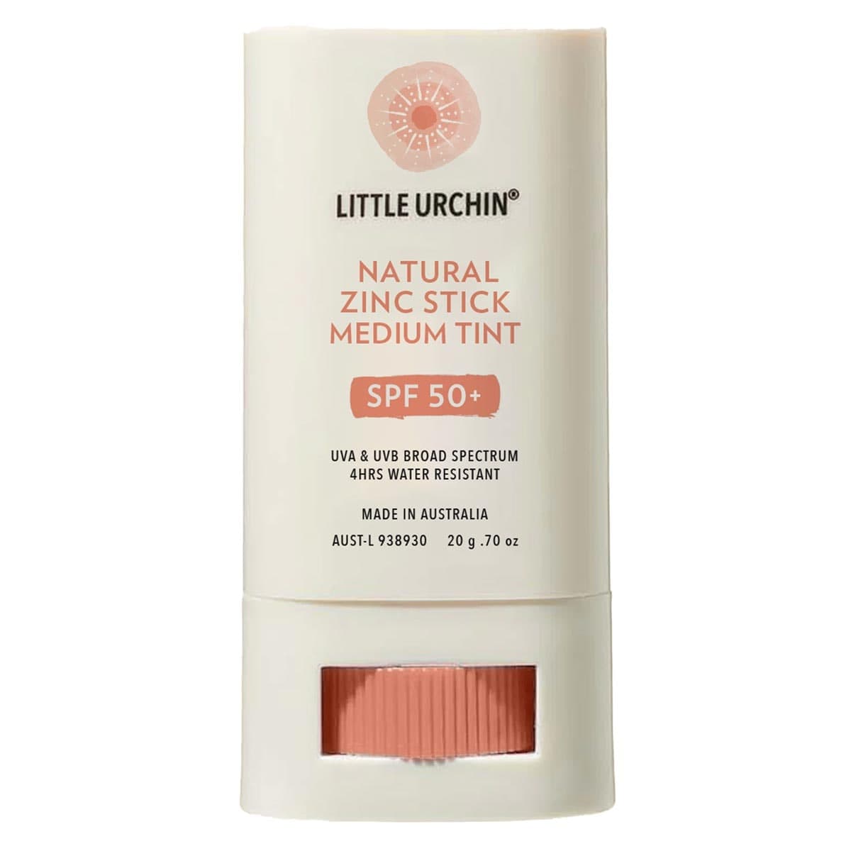 Thumbnail Little Urchin Natural Zinc Stick Medium Tint SPF50+ 20g