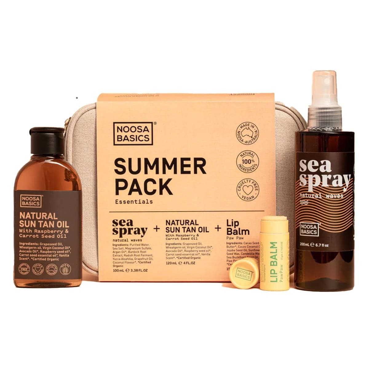 Thumbnail Noosa Basics Summer Pack Essentials