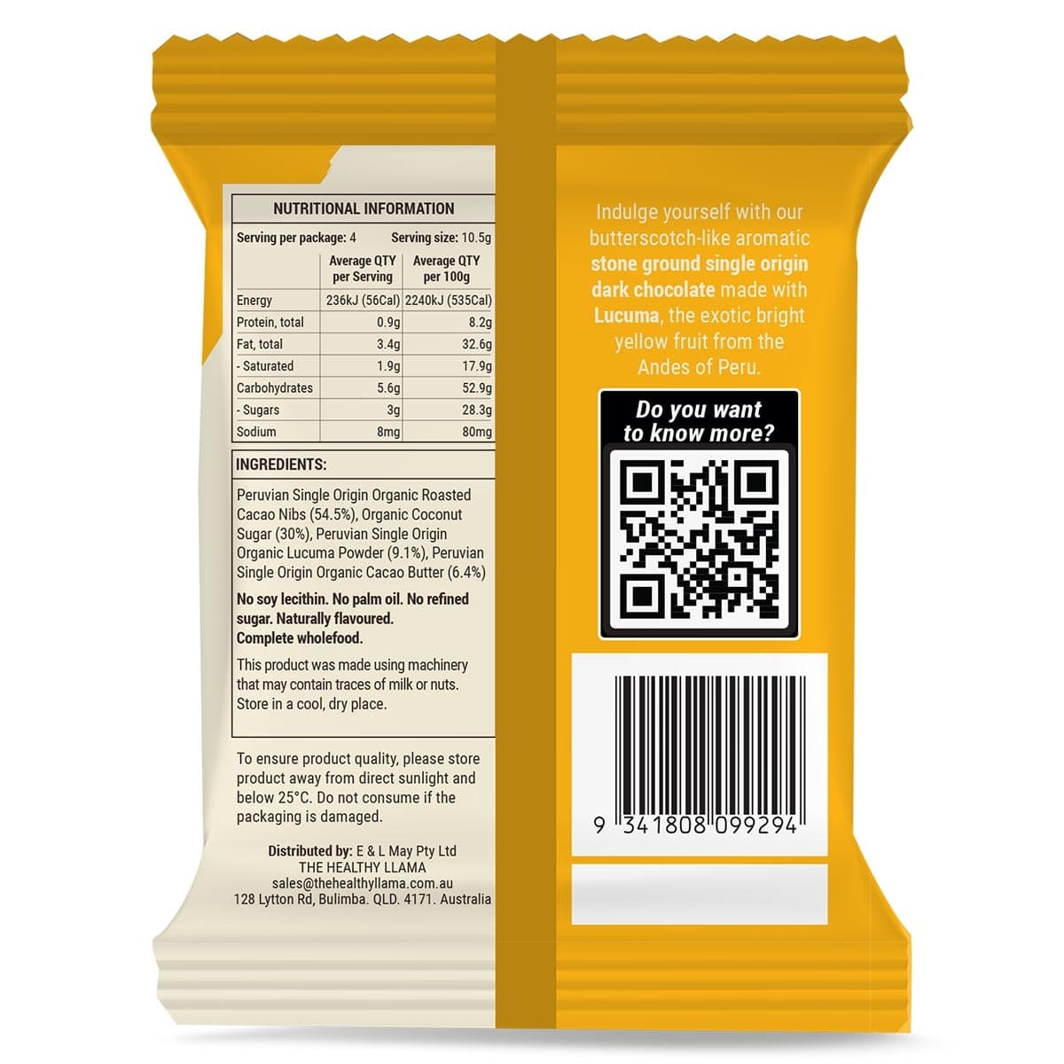 Thumbnail Healthy Llama Organic Lucuma Chocolate 42g