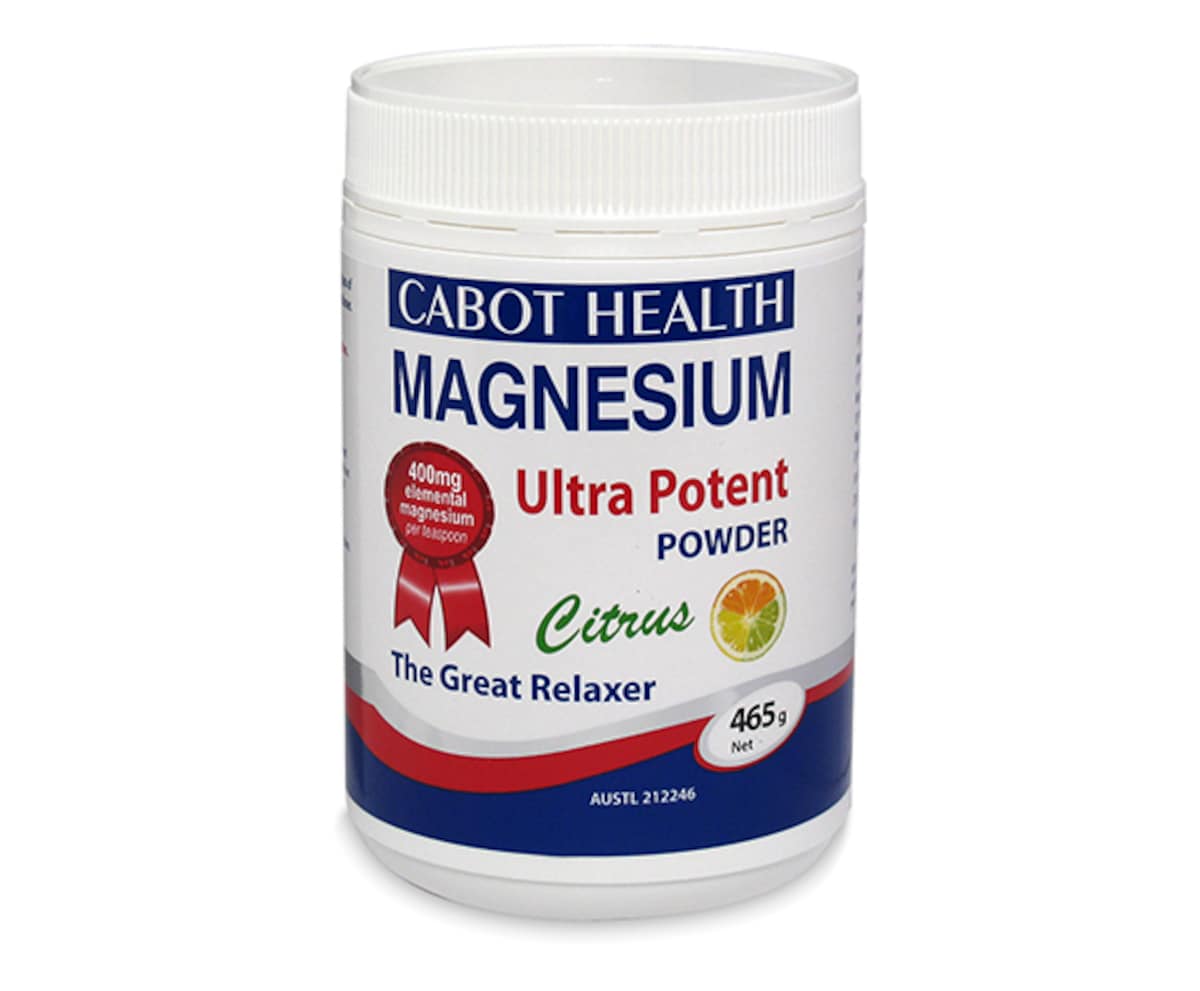 Thumbnail Cabot Health Ultra Potent Magnesium Powder Citrus 465g