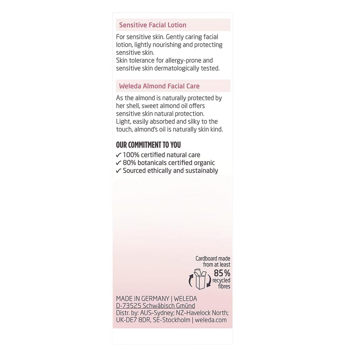Thumbnail Weleda Almond Sensitive Soothing Facial Lotion Fragrance Free 30ml